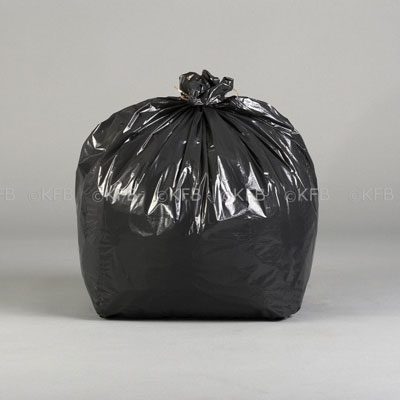 Carton de 500 sacs-poubelle 30 l noir standard avec lien à nouer